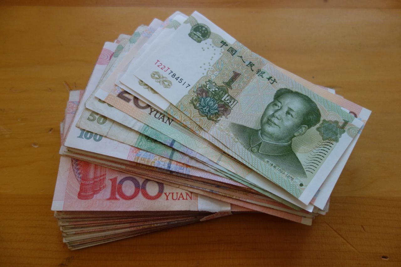 Chinese yuan or RMB