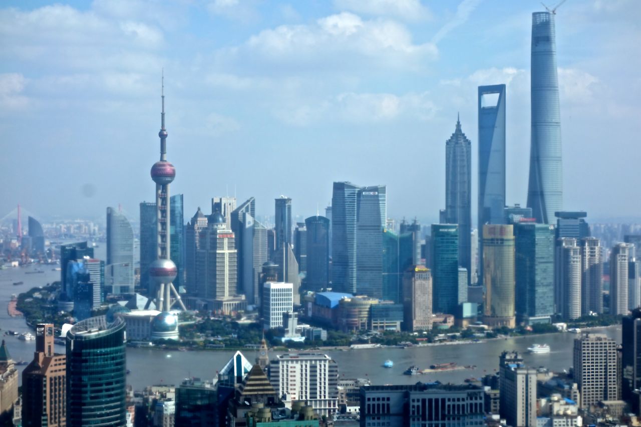 Shanghai Pudong skyline 2014
