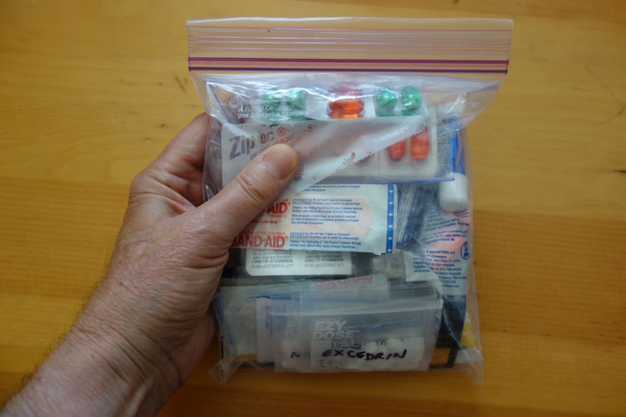 Why carry a drug store in a Ziploc bag? - Journeys With Stephen