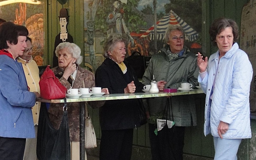 Munich coffee stand ladies