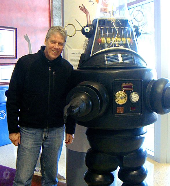 Stephen and Robby the Robot