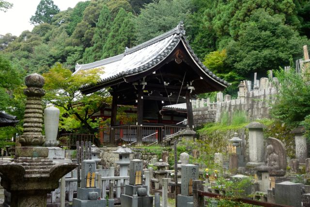 Ginkaku-ji temple cemetery Kyoto