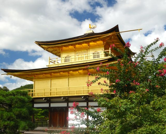 Kinkaku-ji Golden Pavilion closeup