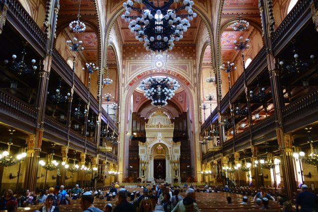 Great Synagogue interior Budapest Hungary