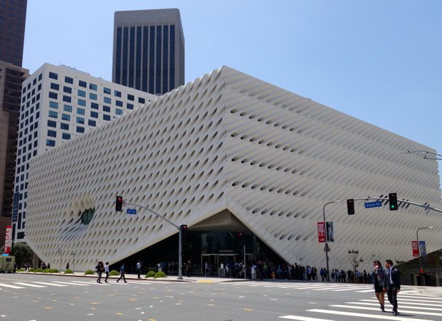 The Broad Art Museum Los Angeles exterior