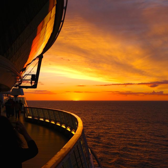 Royal Caribbean Serenade of the Seas Sweden sunset