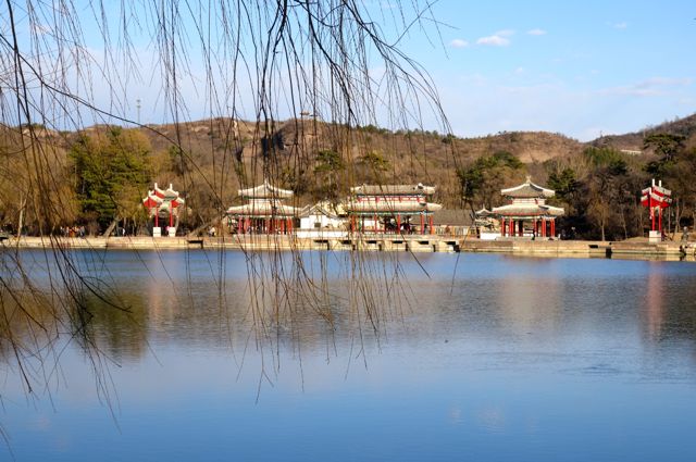 Chengde Mountain Resort lake pavilions China