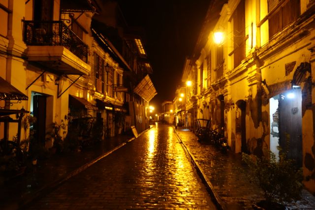 Vigan City Philippines night