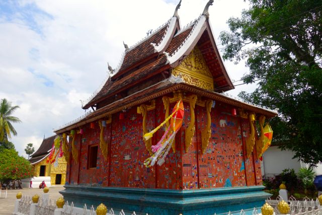 Colorful Wat Luang Prabang Laos