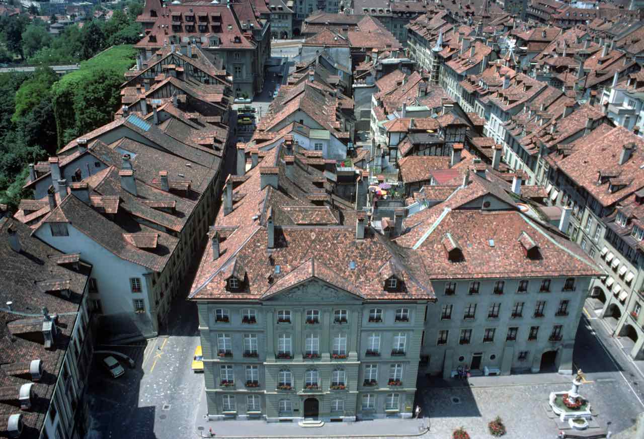 Bern Switzerland from top of Munster church