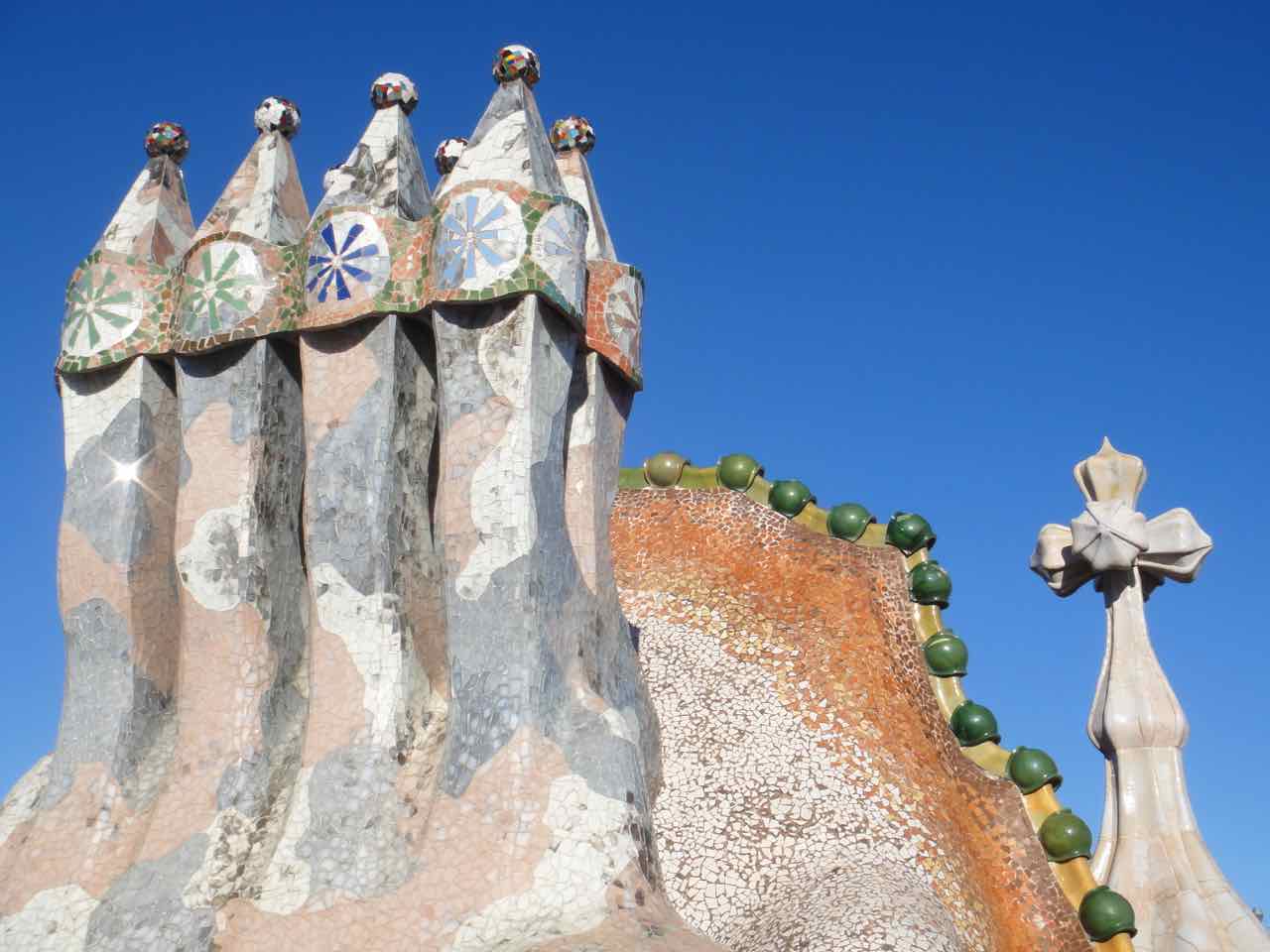 Gaudi architecture Barcelona Spain
