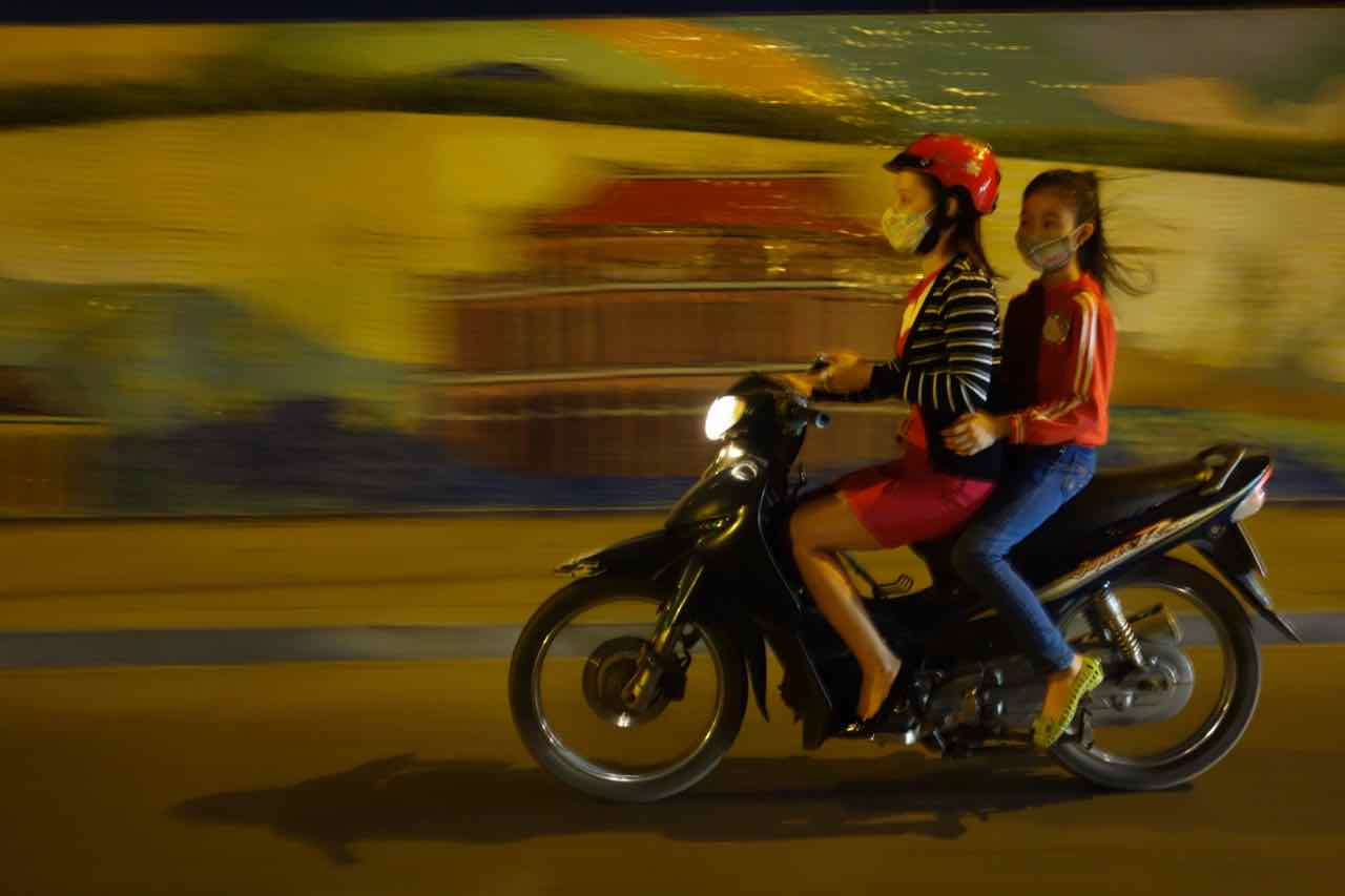 Motor scooter Hanoi Vietnam