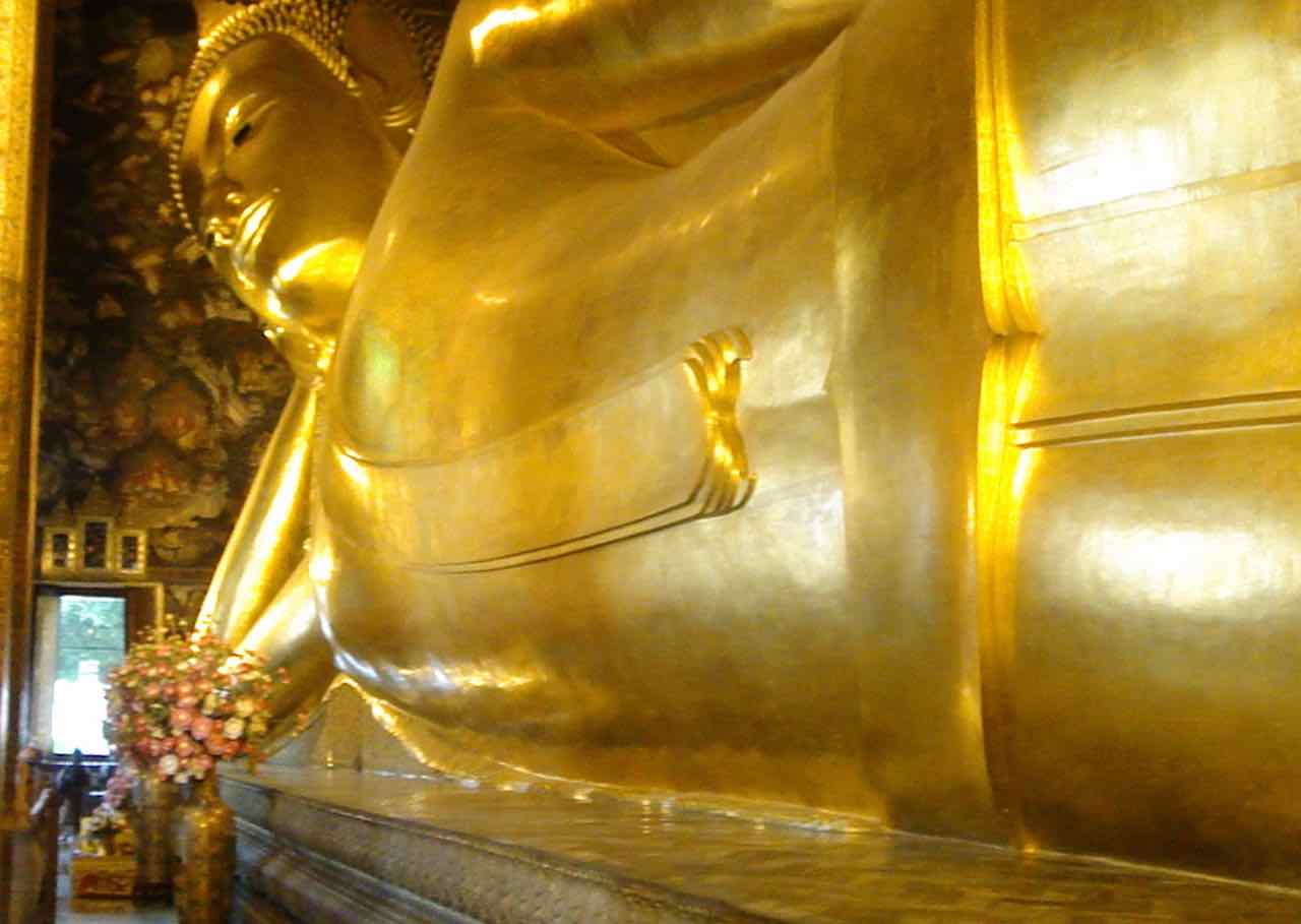 Reclining Buddha Wat Pho Temple Bangkok