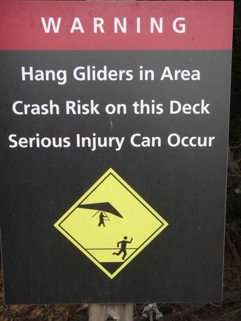 Hang Gliders sign San Francisco