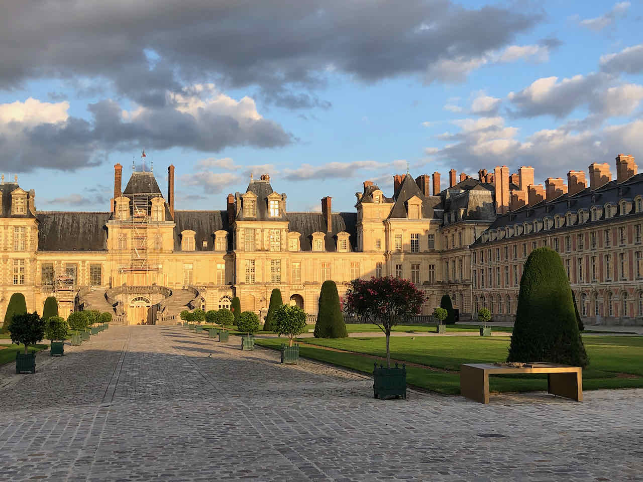 Fontainebleau chateau entrance France