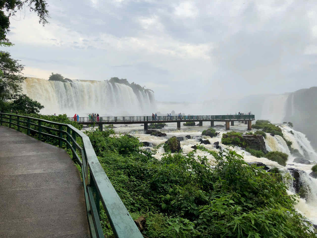 Walkway Iguazu Falls Brazil