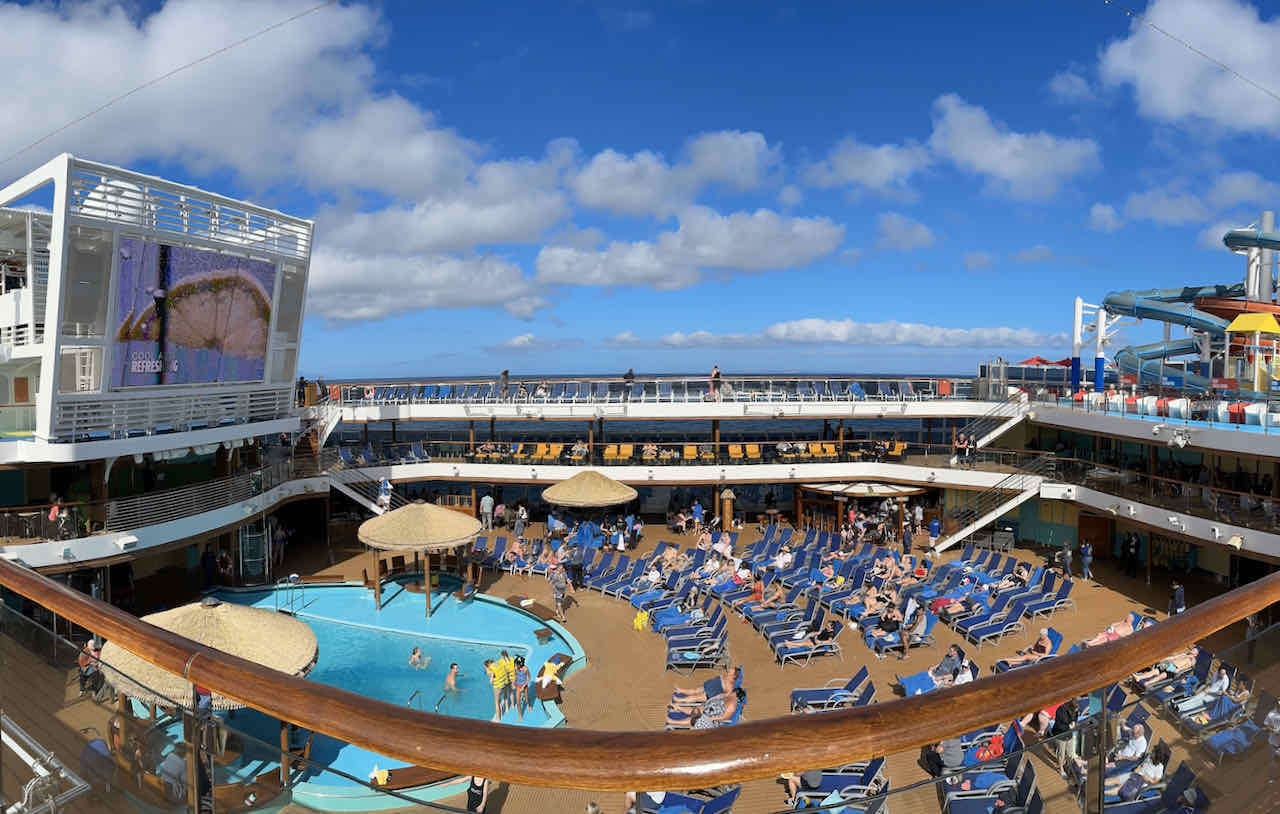Lido deck Carnival Panorama