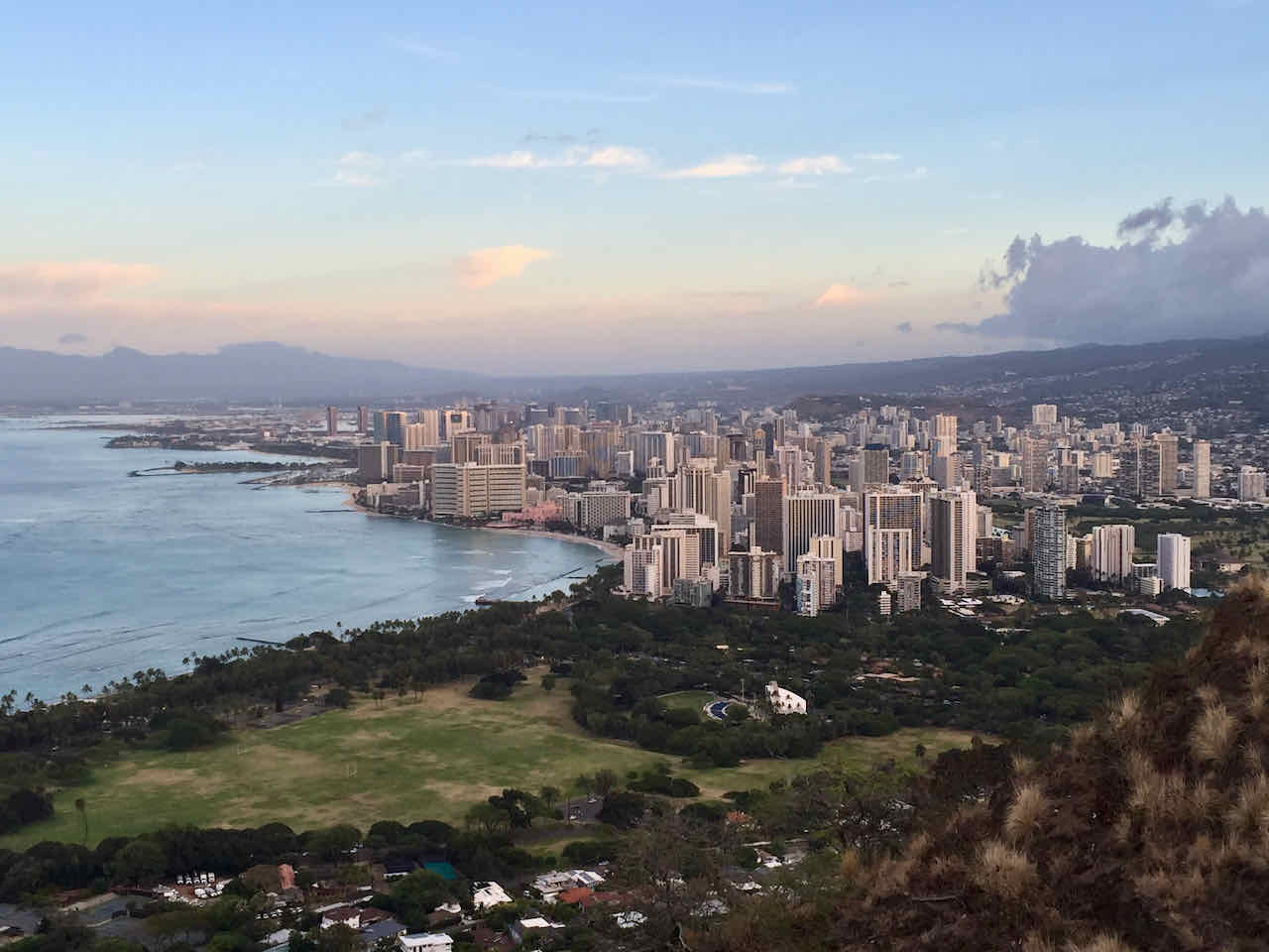 Honolulu Hawaii from Diamond Head