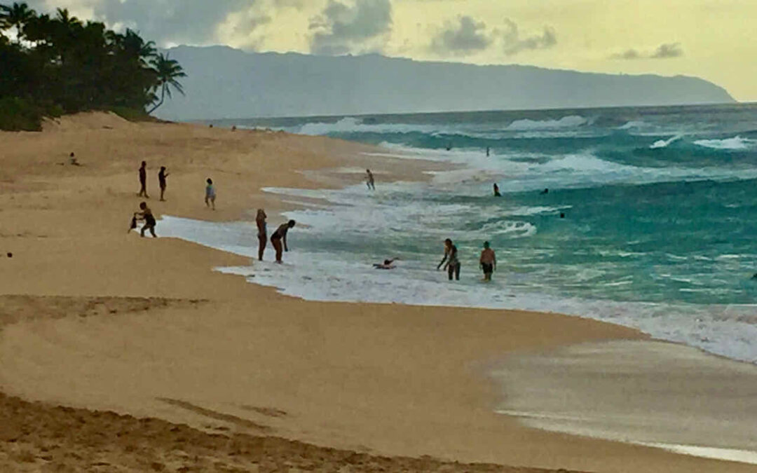 Sunset Point Beach Oahu Hawaii