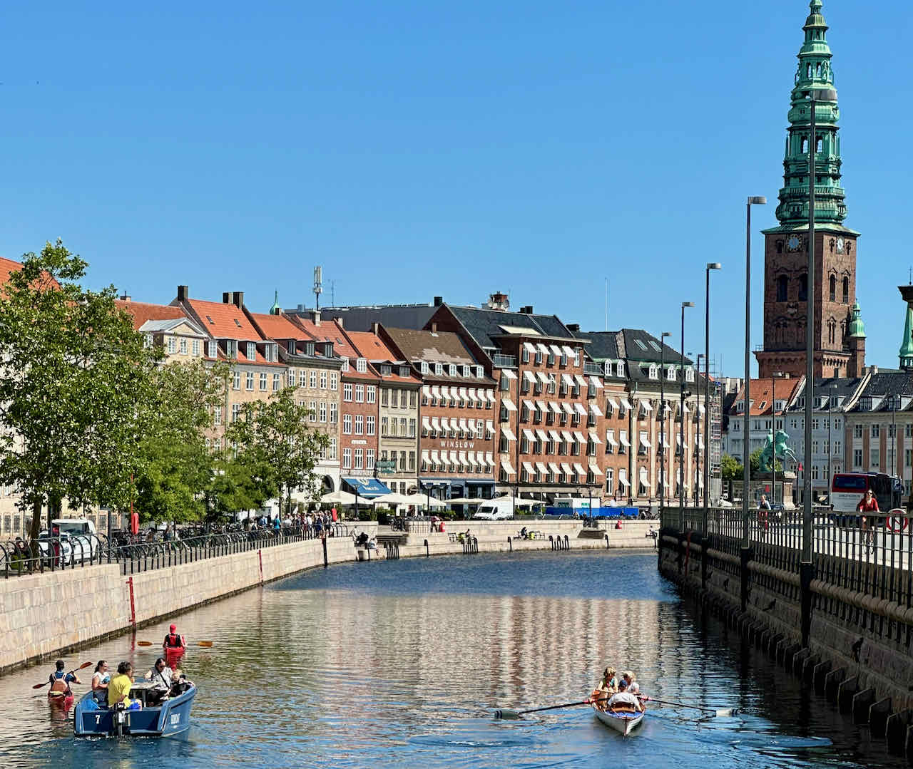 Canal boats Copenhagen