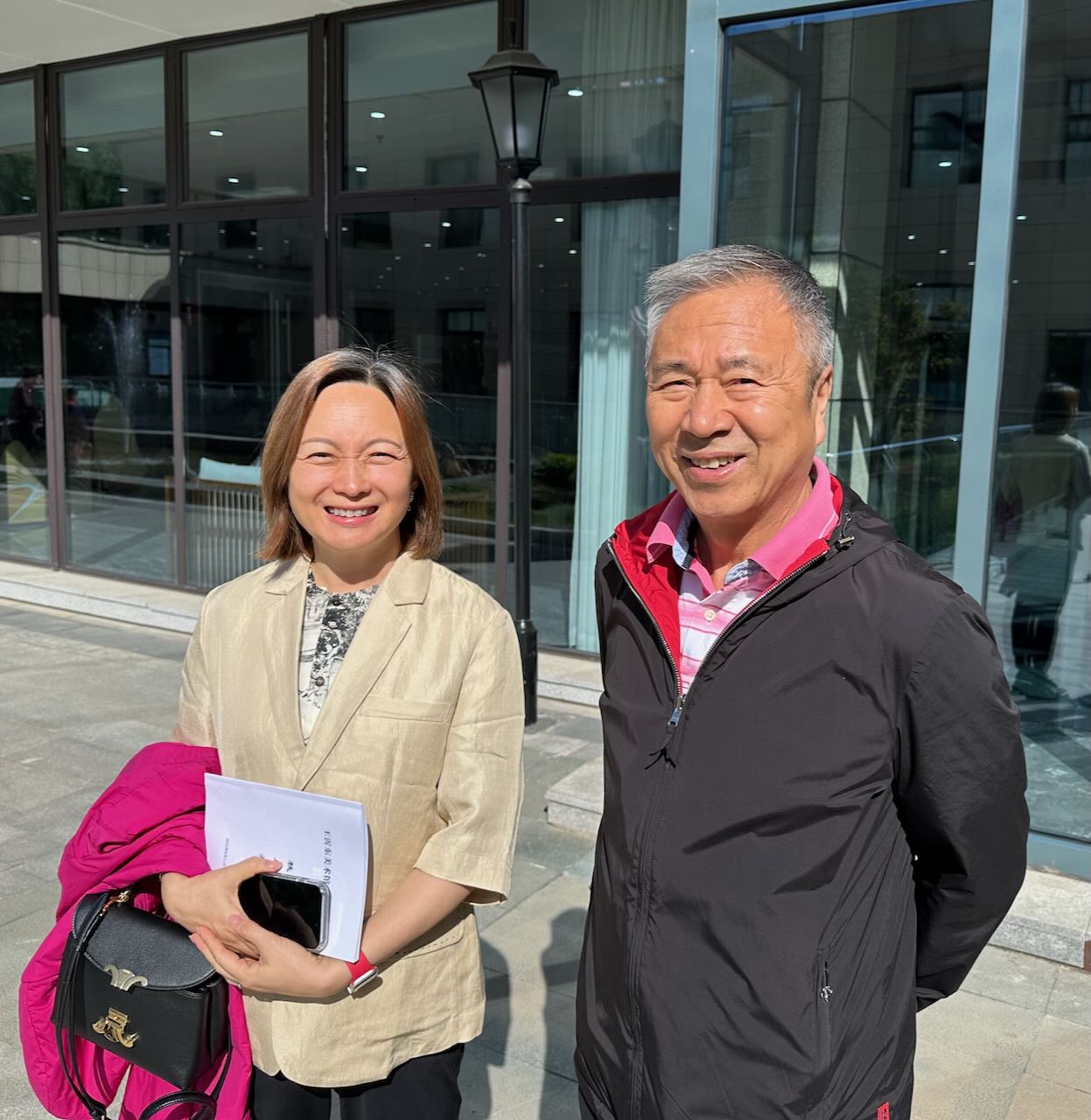 Charlotte Ye and Wang Yidong Charlotte Ye and Wang Yidong